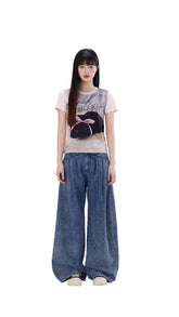 All-over Cute Animal Print T-shirt - PSYLOS 1, All-over Cute Animal Print T-shirt, T-Shirt, WooHa, PSYLOS 1