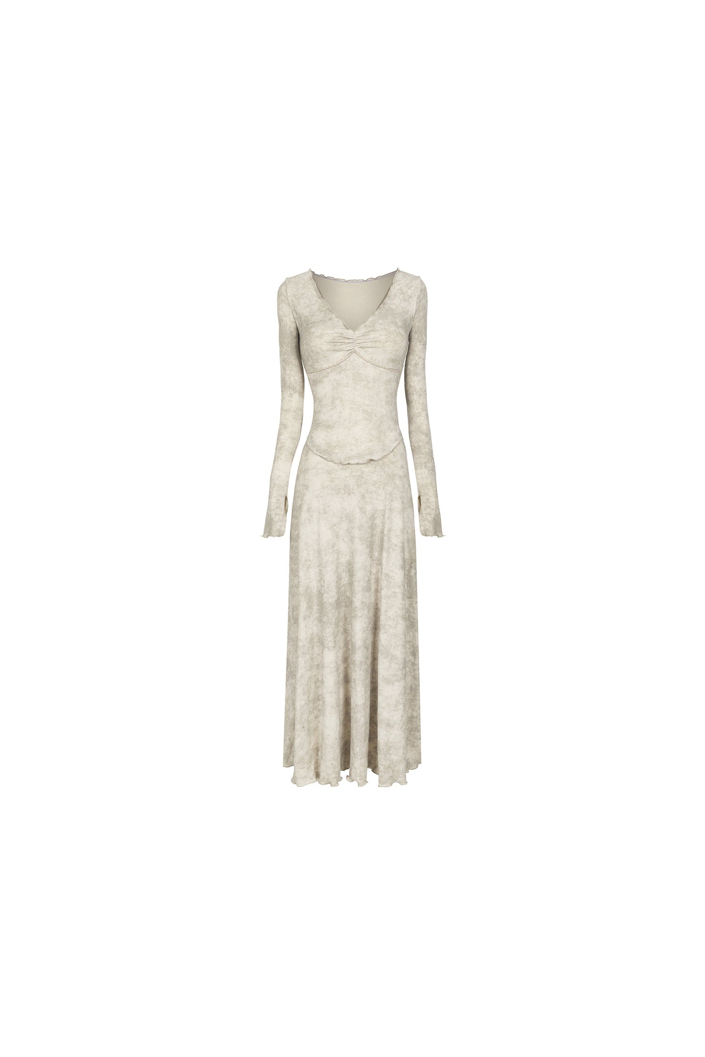 V-Neck Knitted Casual Sexy Temperament Dress