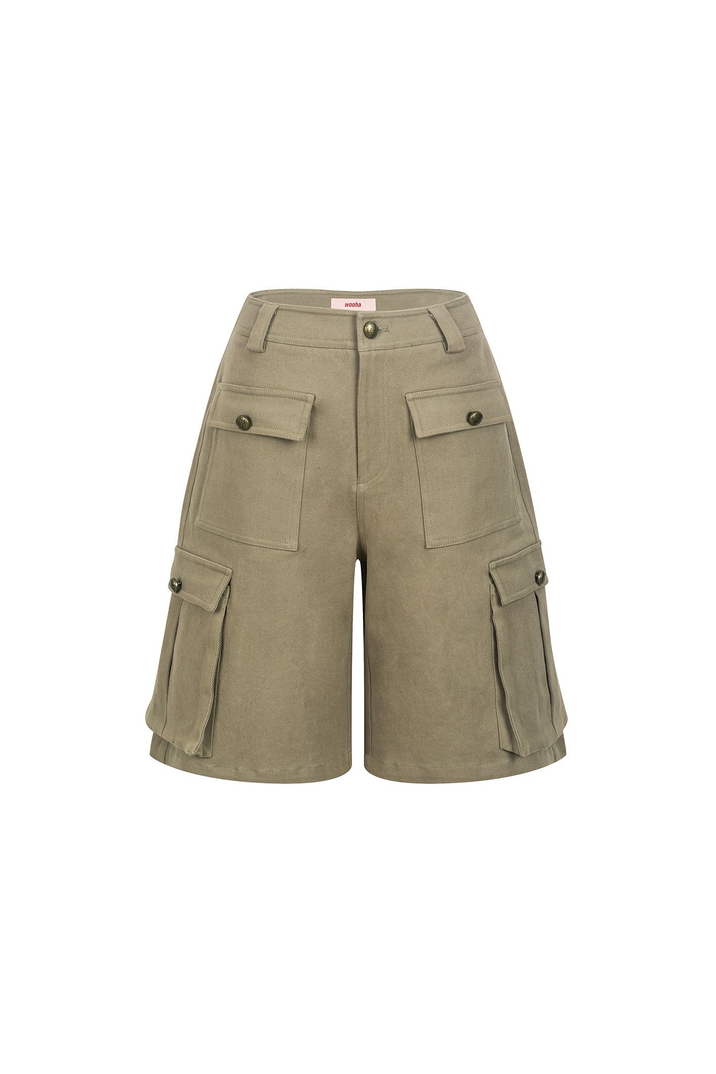 Three-Dimensional Pocket Cargo Shorts