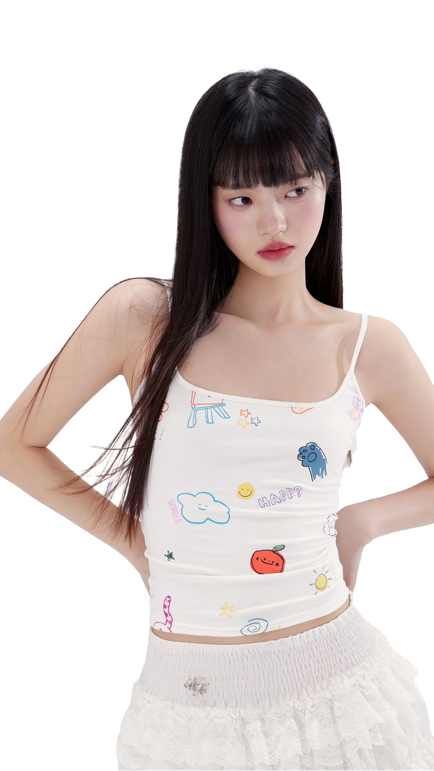 Funny Graffiti Camisole - PSYLOS 1, Funny Graffiti Camisole, T-Shirt, WooHa, PSYLOS 1