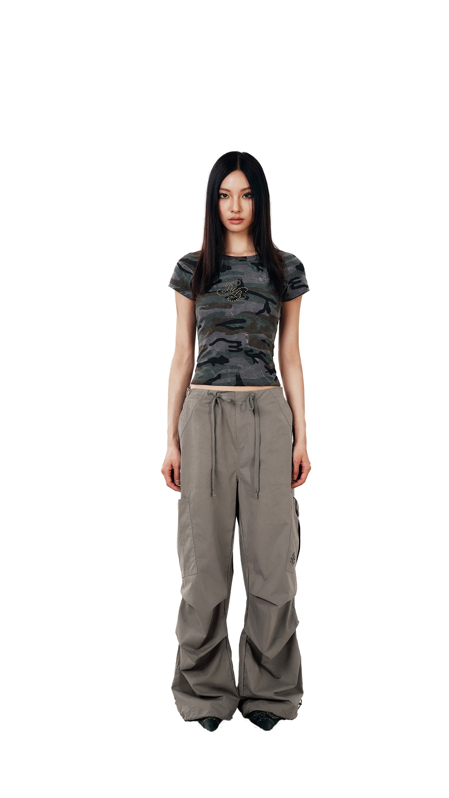 Loose Wide-leg Casual Paratrooper Pants - PSYLOS 1, Loose Wide-leg Casual Paratrooper Pants, Pants, WooHa, PSYLOS 1