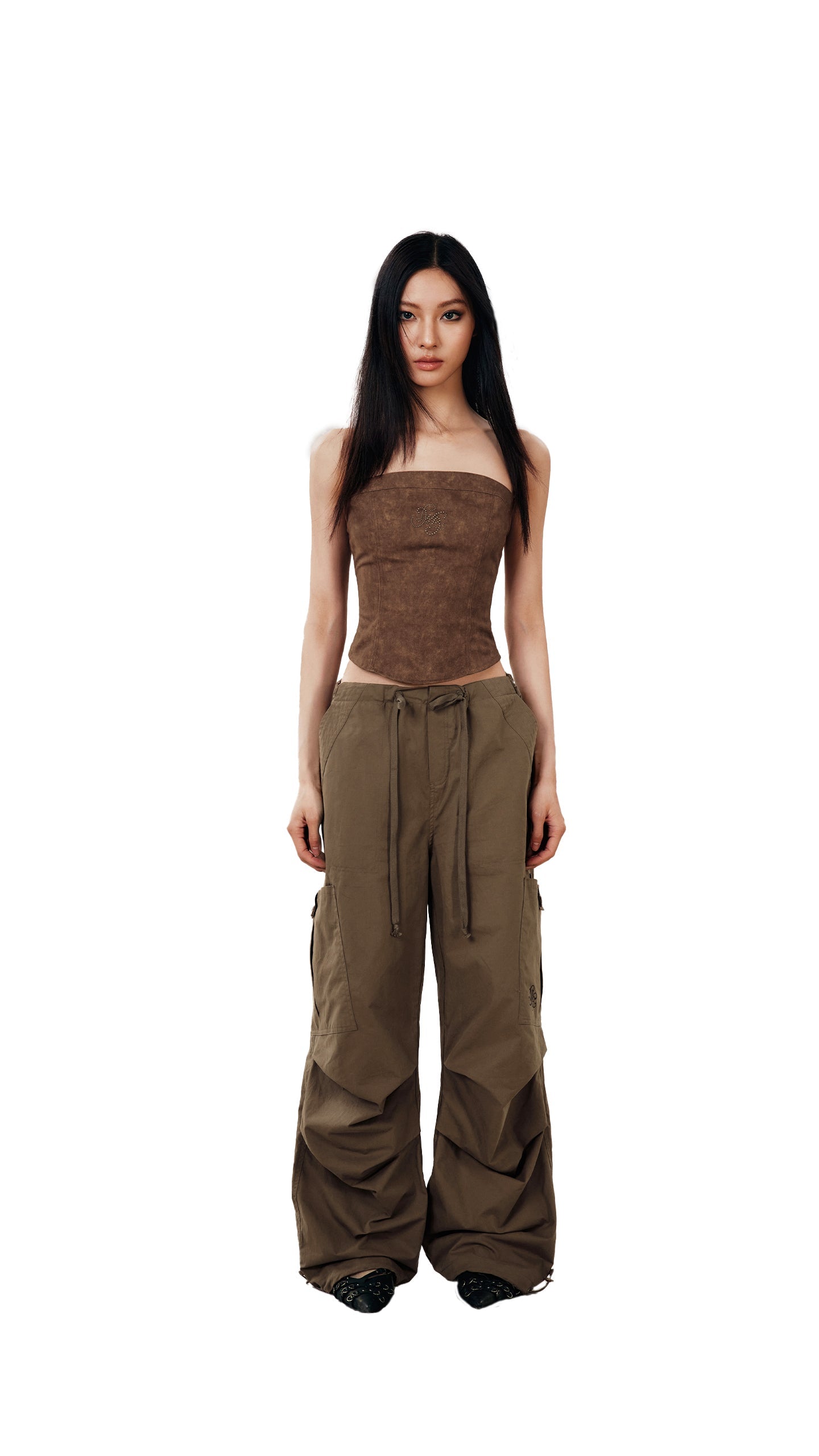 Loose Wide-leg Casual Paratrooper Pants - PSYLOS 1, Loose Wide-leg Casual Paratrooper Pants, Pants, WooHa, PSYLOS 1