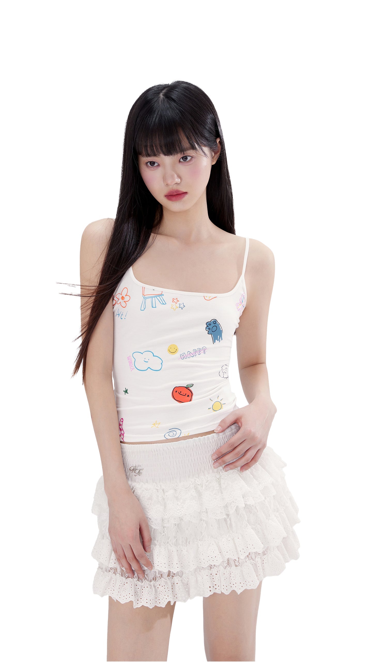 Funny Graffiti Camisole - PSYLOS 1, Funny Graffiti Camisole, T-Shirt, WooHa, PSYLOS 1