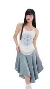 White Dove Print Camisole - PSYLOS 1, White Dove Print Camisole, T-Shirt, WooHa, PSYLOS 1