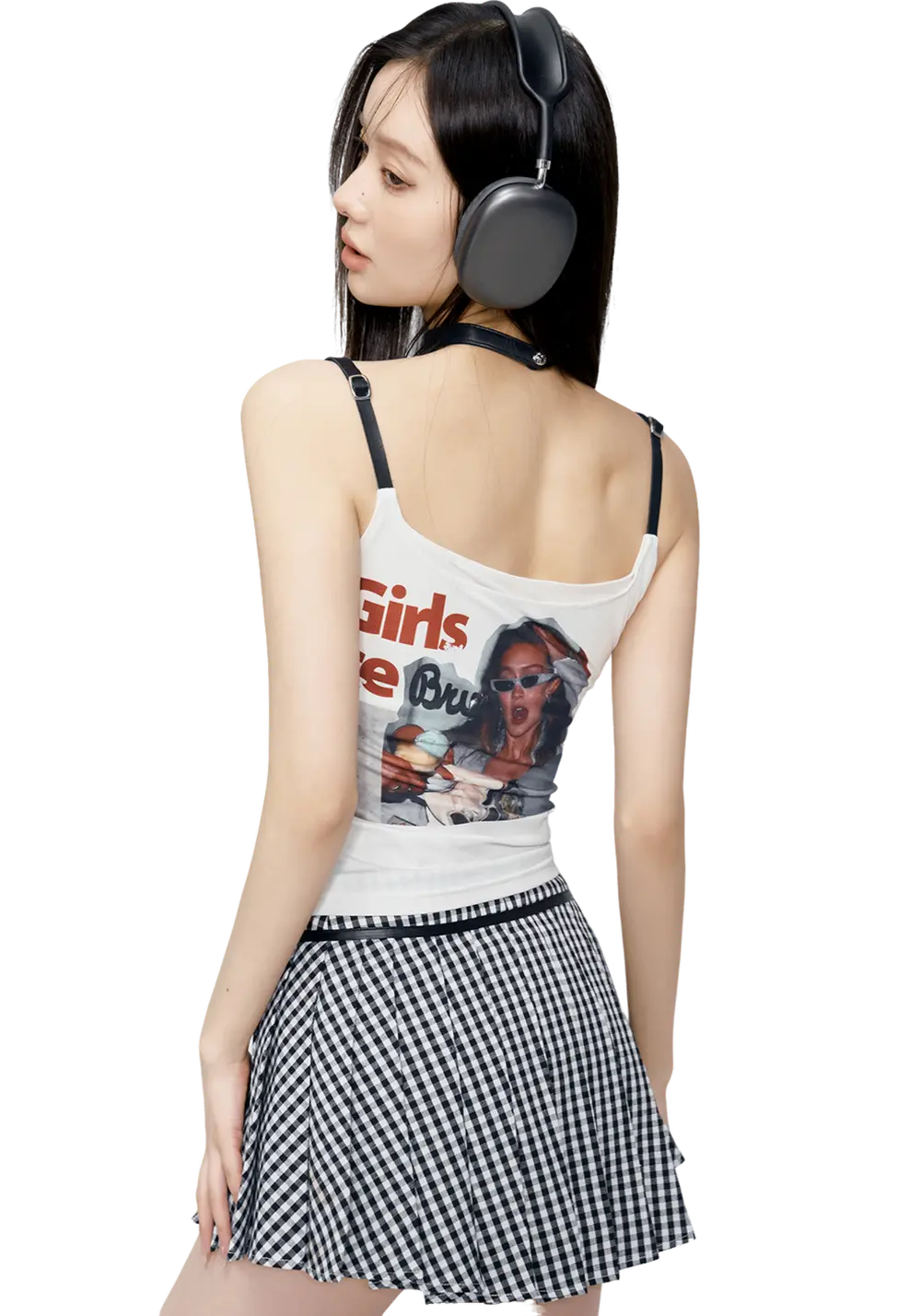 Hot Girl Print Camisole