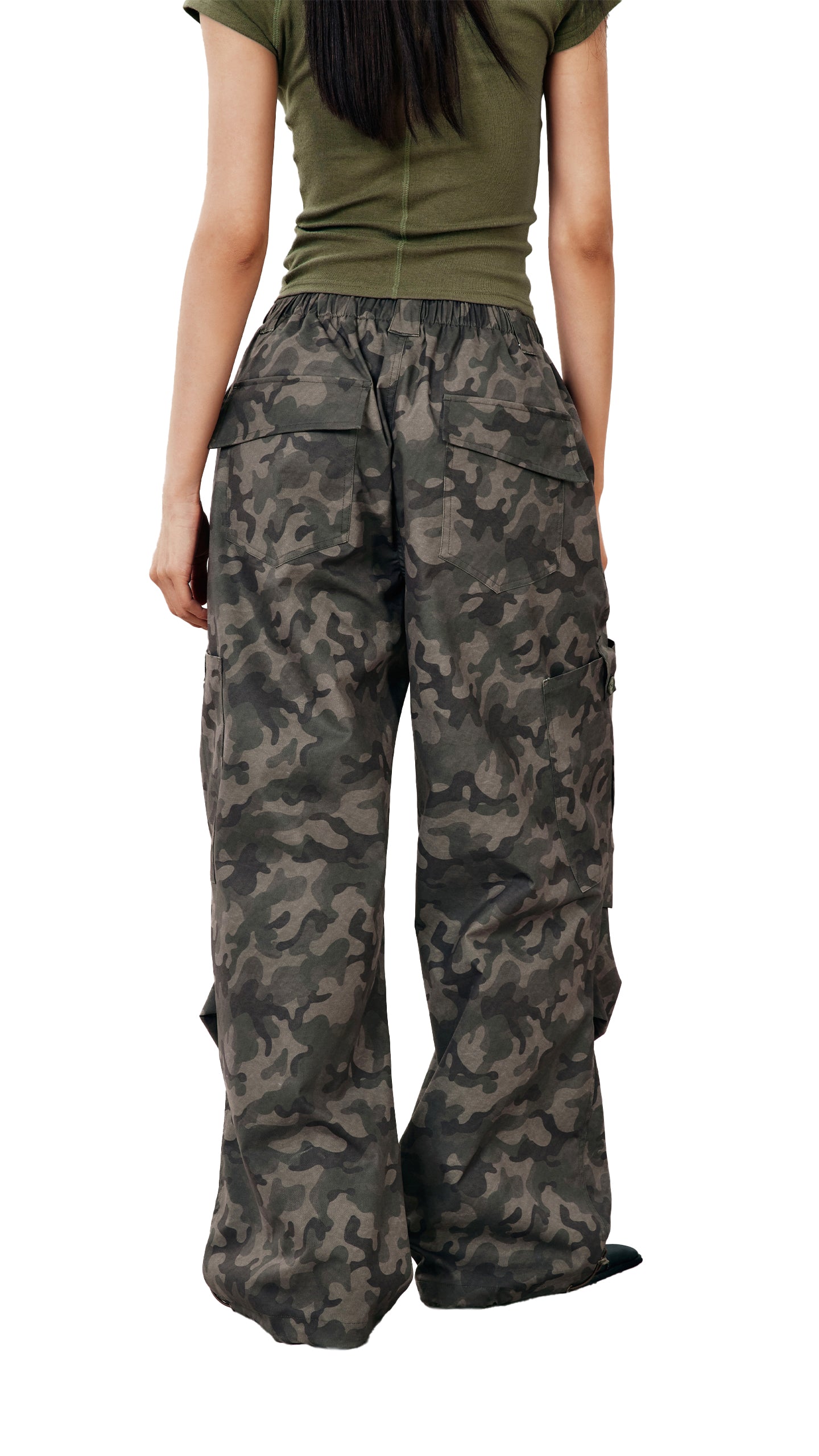 Loose Wide-leg Casual Paratrooper Pants - PSYLOS 1, Loose Wide-leg Casual Paratrooper Pants, Pants, WooHa, PSYLOS 1