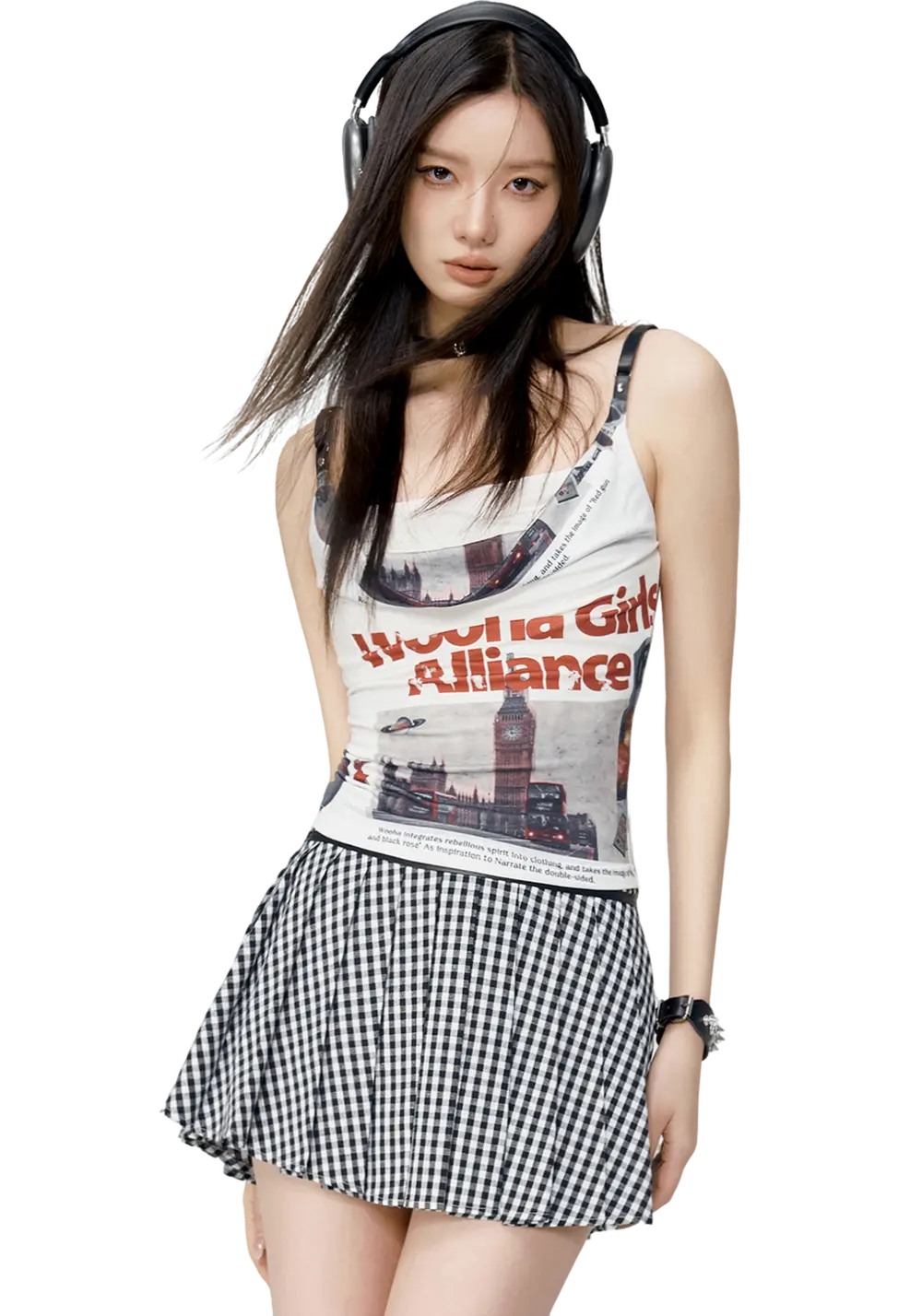 Hot Girl Print Camisole