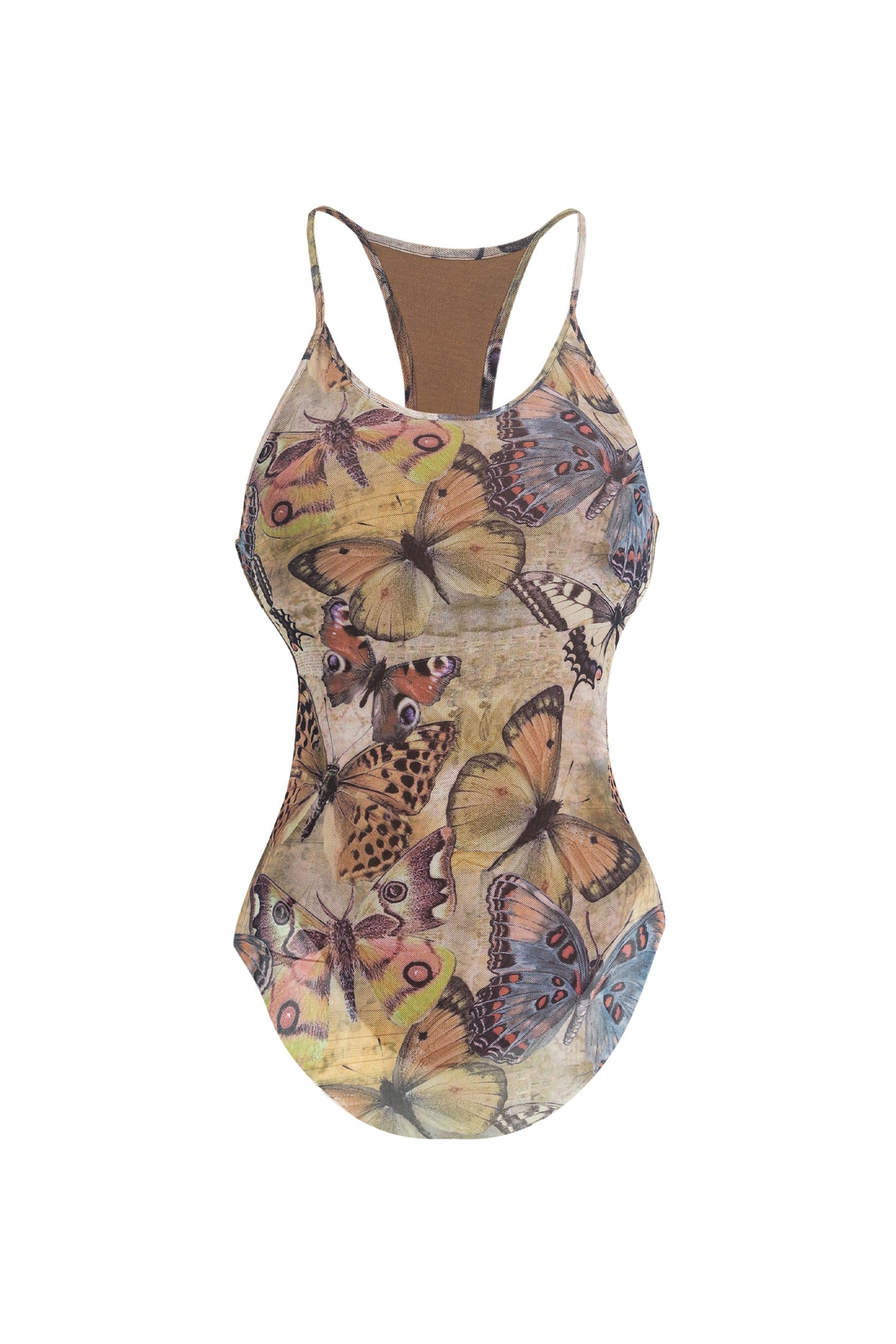 Slim Butterfly Print Camisole